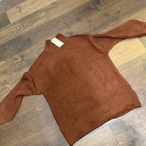 Cozy Brown Sweater Dress